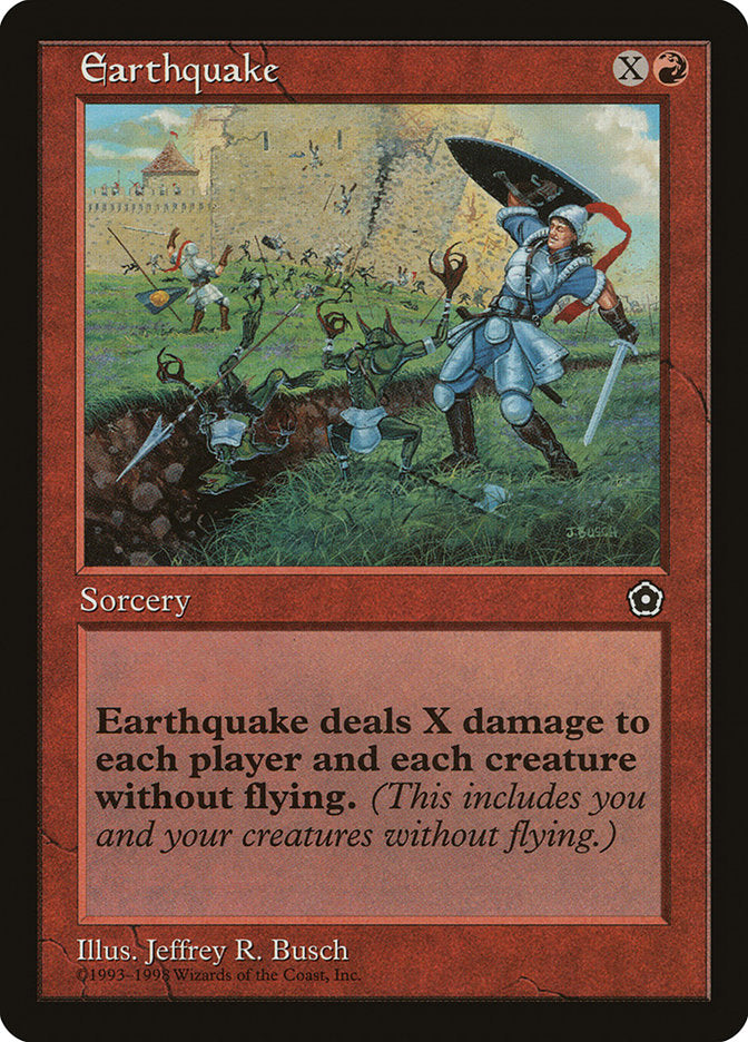 Earthquake [Portal Second Age] | Card Citadel