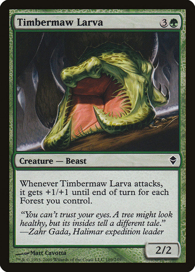 Timbermaw Larva [Zendikar] | Card Citadel