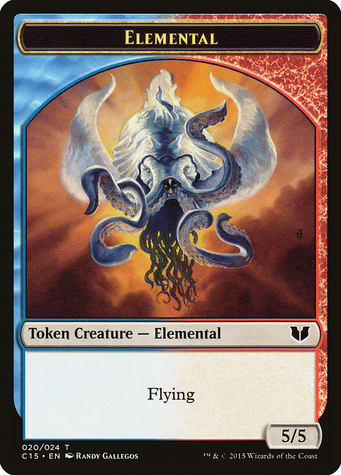 Elemental Token [Commander 2015 Tokens] | Card Citadel
