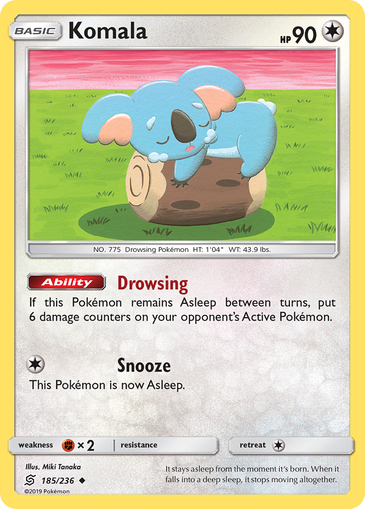 Komala (185/236) [Sun & Moon: Unified Minds] | Card Citadel