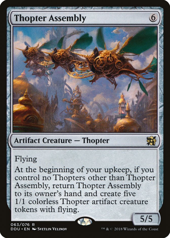 Thopter Assembly [Duel Decks: Elves vs. Inventors] | Card Citadel