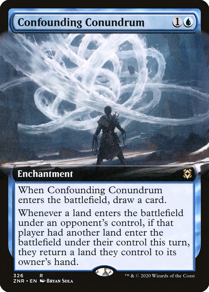 Confounding Conundrum (Extended Art) [Zendikar Rising] | Card Citadel