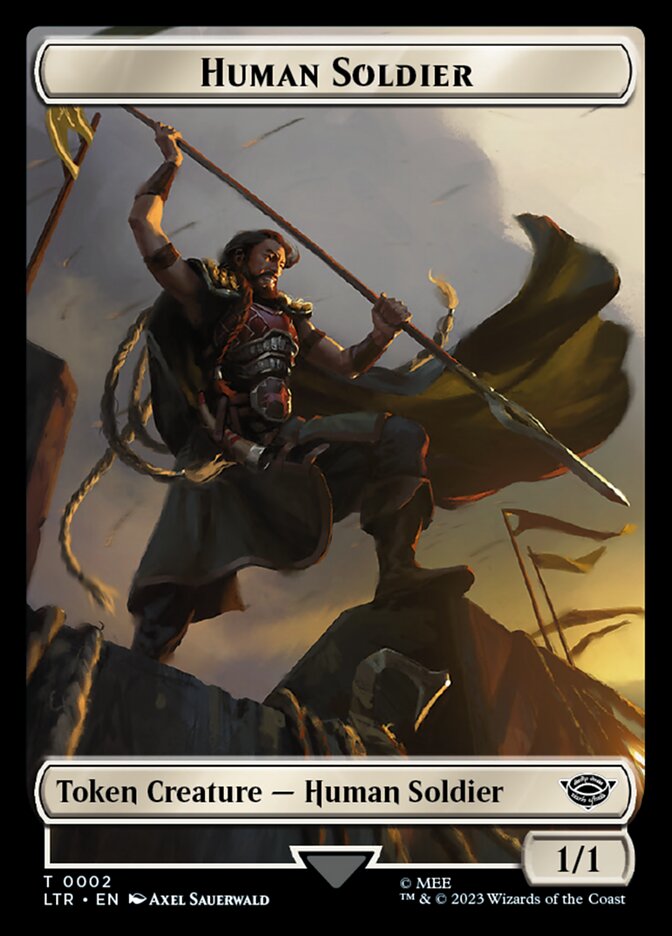 Human Soldier Token (02) [The Lord of the Rings: Tales of Middle-Earth Tokens] | Card Citadel