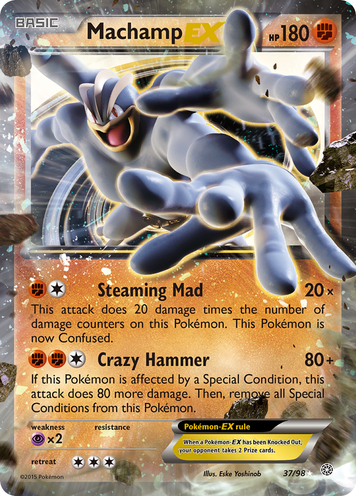 Machamp EX (37/98) [XY: Ancient Origins] | Card Citadel