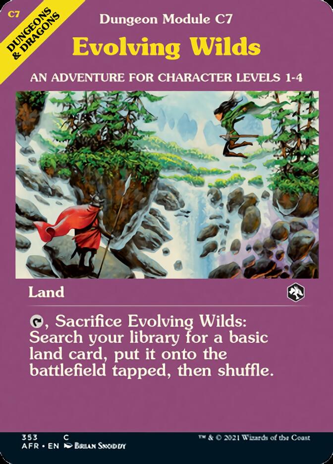 Evolving Wilds (Dungeon Module) [Dungeons & Dragons: Adventures in the Forgotten Realms] | Card Citadel