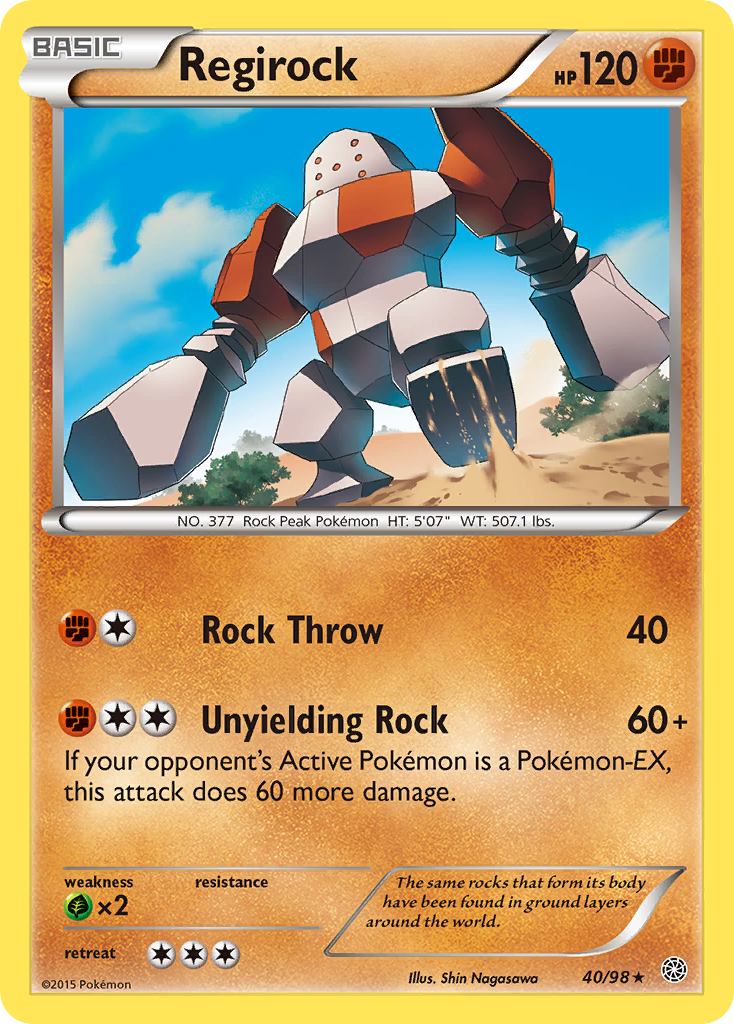 Regirock (40/98) [XY: Ancient Origins] | Card Citadel