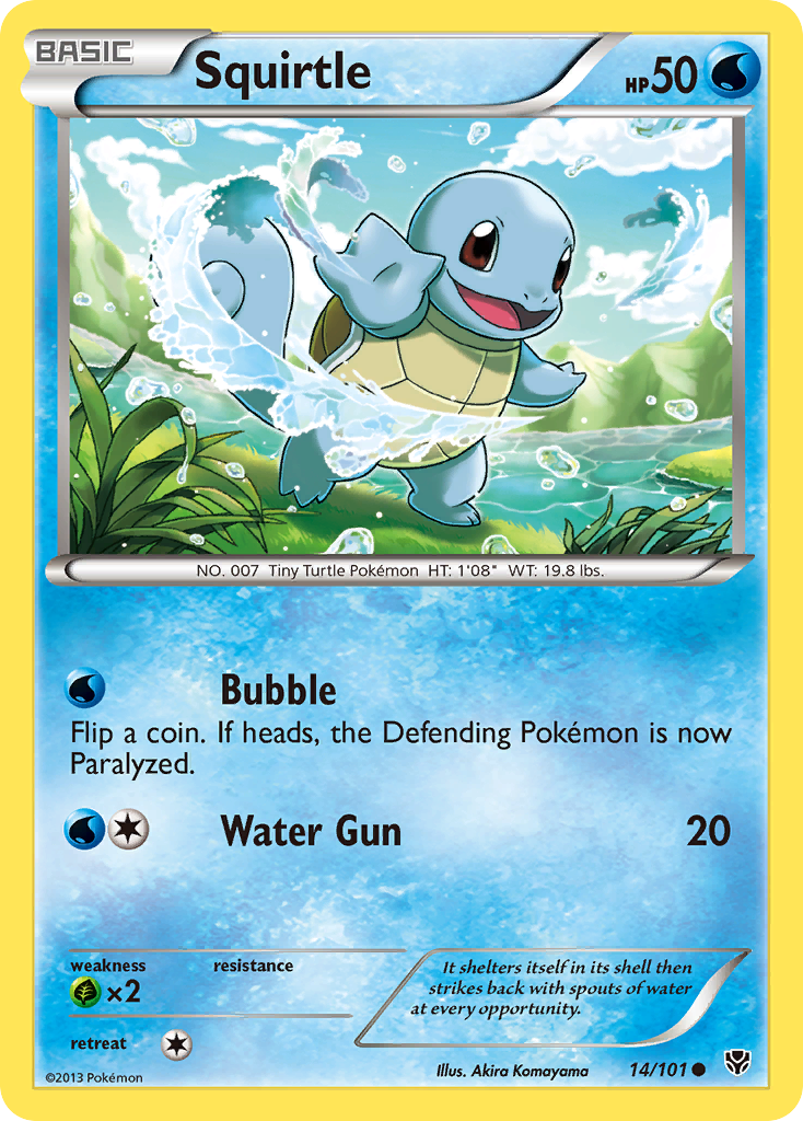 Squirtle (14/101) [Black & White: Plasma Blast] | Card Citadel