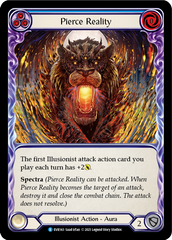 Pierce Reality (Blue) [EVR143] (Everfest)  1st Edition Rainbow Foil | Card Citadel