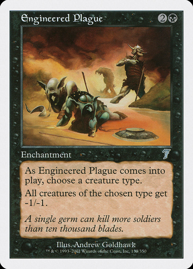 Engineered Plague [Seventh Edition] | Card Citadel