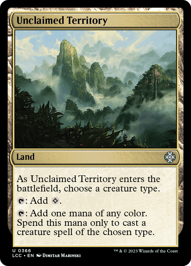 Unclaimed Territory [The Lost Caverns of Ixalan Commander] | Card Citadel