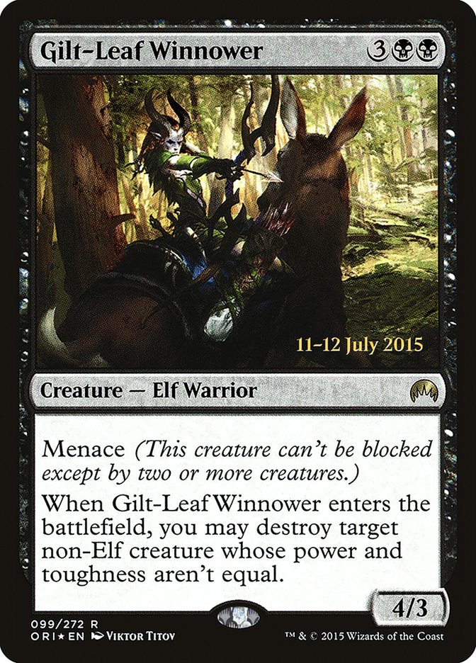 Gilt-Leaf Winnower [Magic Origins Promos] | Card Citadel