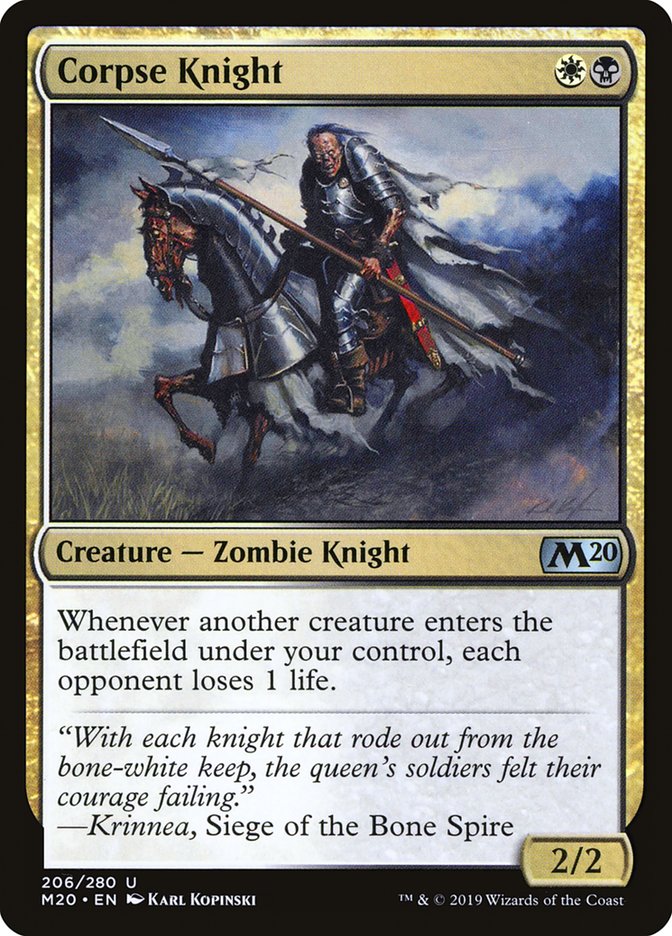 Corpse Knight [Core Set 2020] | Card Citadel