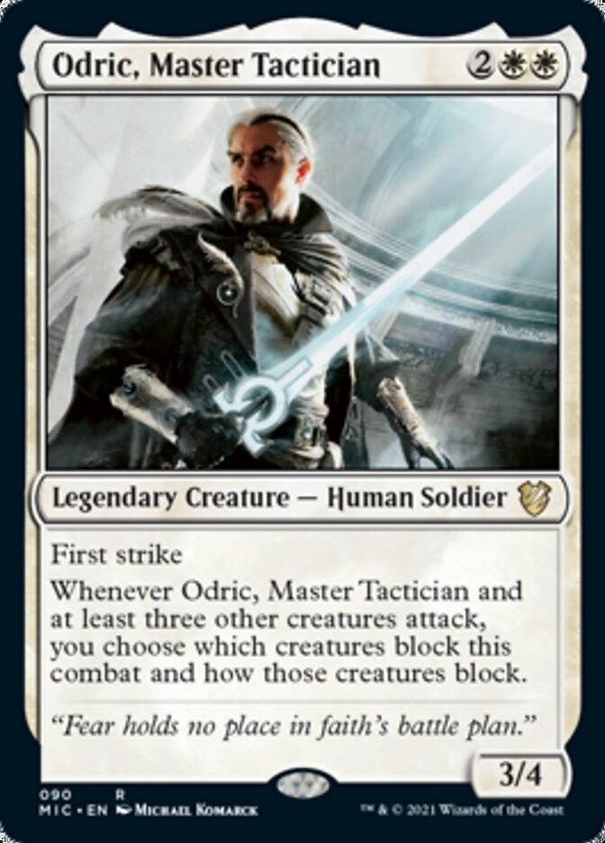 Odric, Master Tactician [Innistrad: Midnight Hunt Commander] | Card Citadel