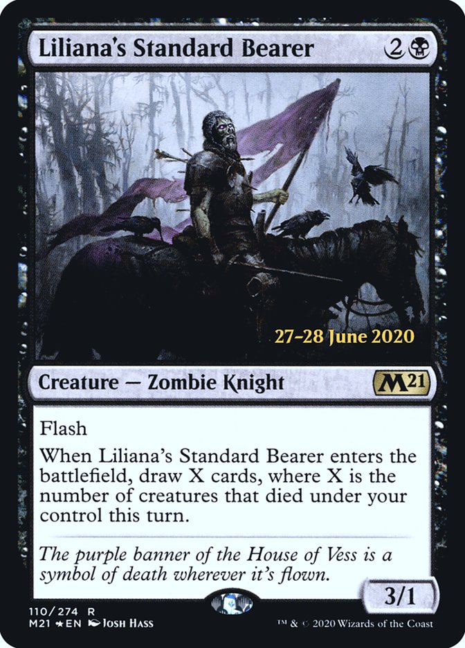 Liliana's Standard Bearer  [Core Set 2021 Prerelease Promos] | Card Citadel
