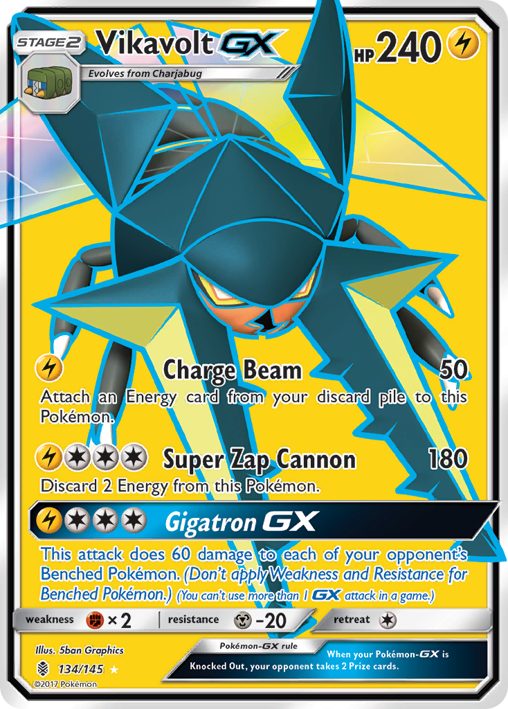 Vikavolt GX (134/145) [Sun & Moon: Guardians Rising] | Card Citadel