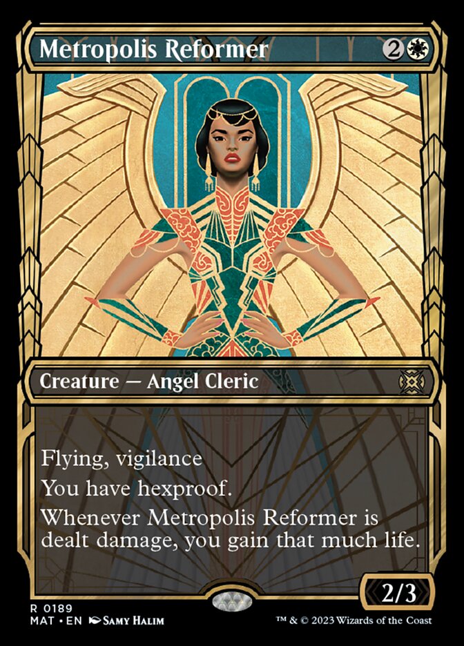 Metropolis Reformer (Showcase Halo Foil) [March of the Machine: The Aftermath] | Card Citadel