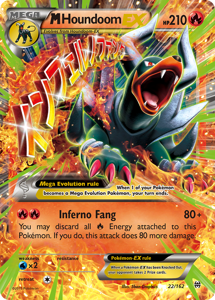 M Houndoom EX (22/162) [XY: BREAKthrough] | Card Citadel