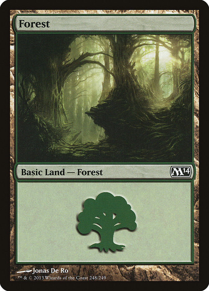 Forest (248) [Magic 2014] | Card Citadel