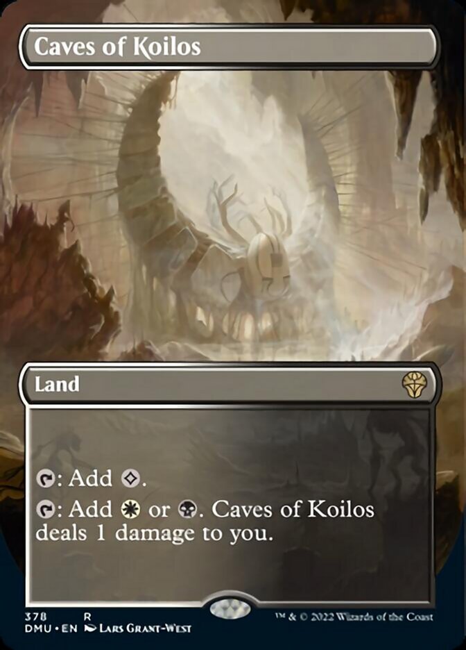 Caves of Koilos (Borderless Alternate Art) [Dominaria United] | Card Citadel