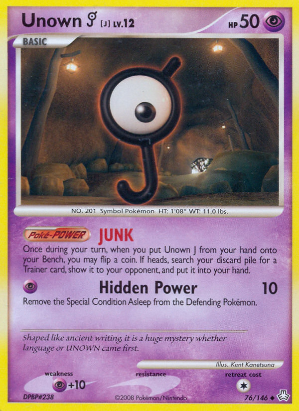 Unown J (76/146) [Diamond & Pearl: Legends Awakened] | Card Citadel