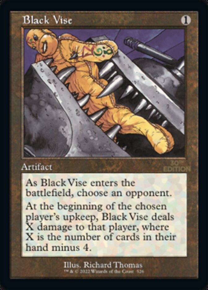 Black Vise (Retro) [30th Anniversary Edition] | Card Citadel
