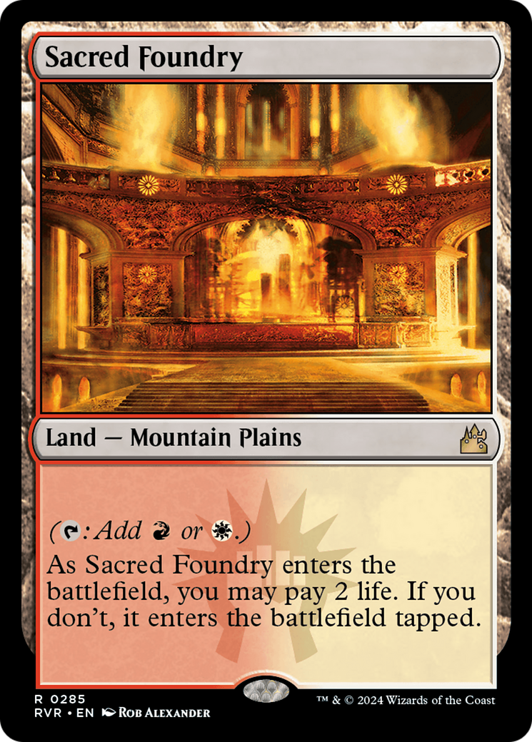 Sacred Foundry [Ravnica Remastered] | Card Citadel