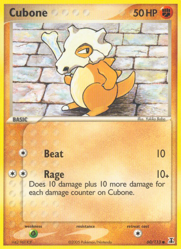 Cubone (60/113) [EX: Delta Species] | Card Citadel