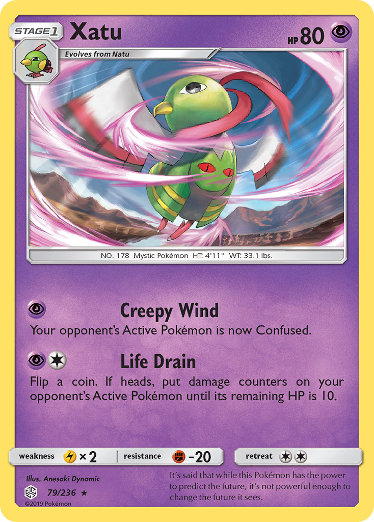 Xatu (79/236) [Sun & Moon: Cosmic Eclipse] | Card Citadel