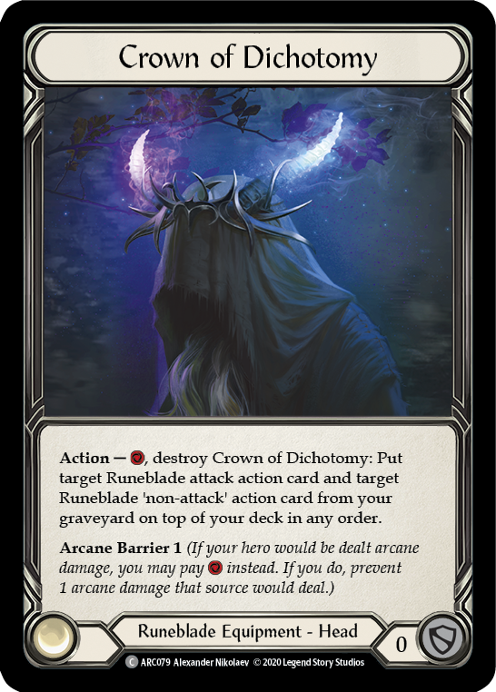 Crown of Dichotomy [ARC079] Unlimited Normal | Card Citadel