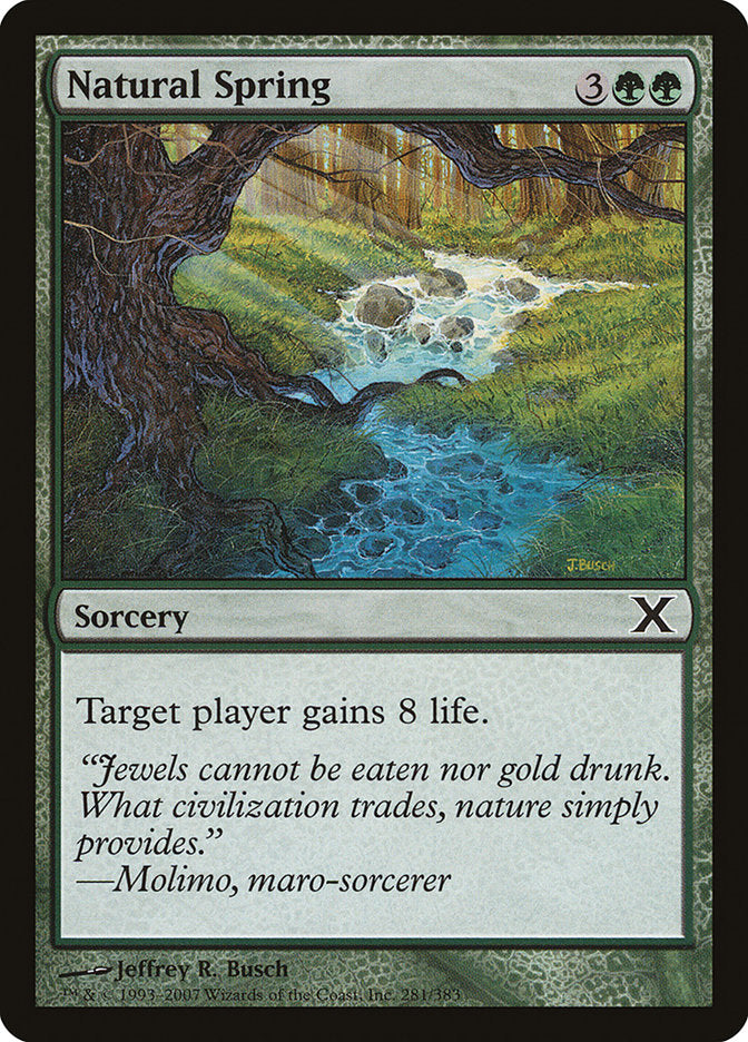 Natural Spring [Tenth Edition] | Card Citadel