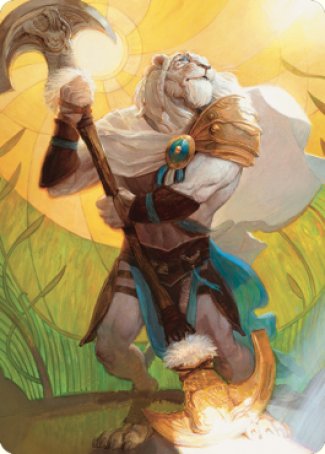 Ajani, Sleeper Agent Art Card [Dominaria United Art Series] | Card Citadel