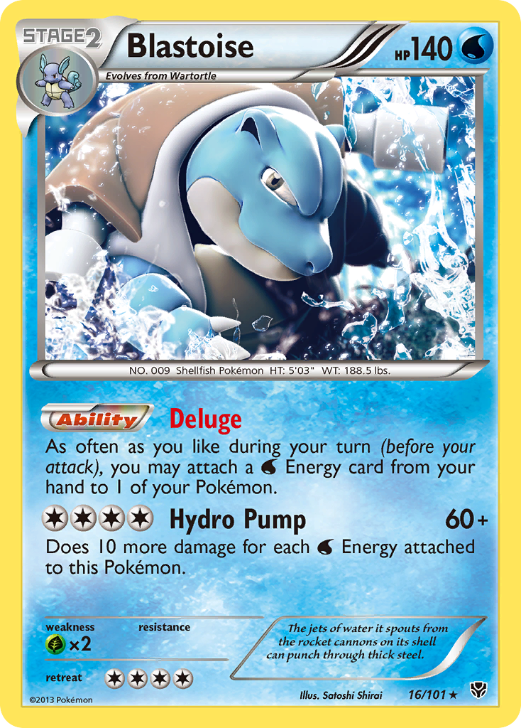 Blastoise (16/101) [Black & White: Plasma Blast] | Card Citadel