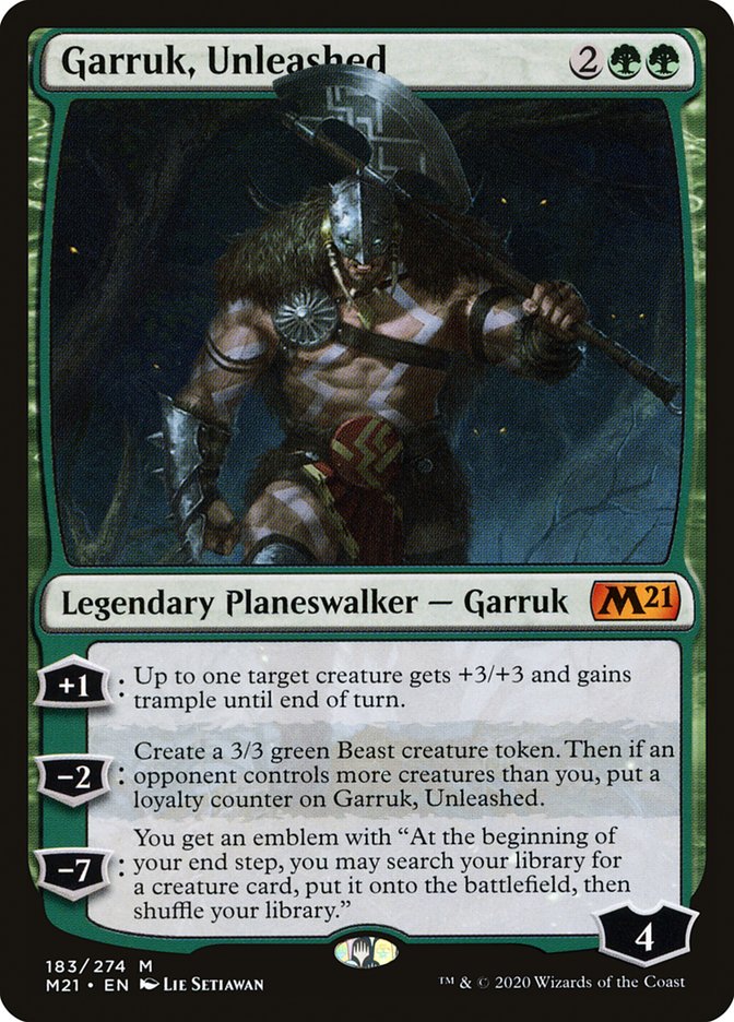 Garruk, Unleashed [Core Set 2021] | Card Citadel