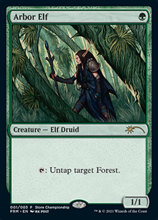 Arbor Elf [Wizards Play Network 2021] | Card Citadel