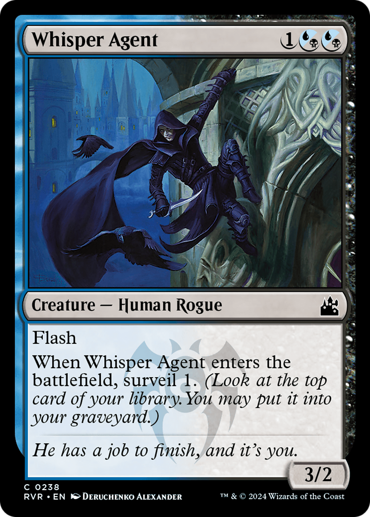 Whisper Agent [Ravnica Remastered] | Card Citadel