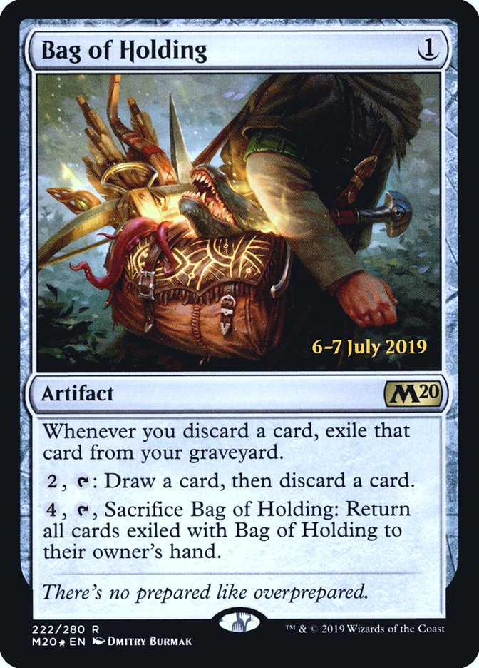 Bag of Holding  [Core Set 2020 Prerelease Promos] | Card Citadel