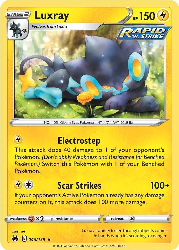 Luxray (043/159) (43) [Sword & Shield: Crown Zenith] | Card Citadel