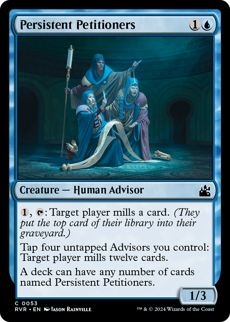Persistent Petitioners [Ravnica Remastered] | Card Citadel