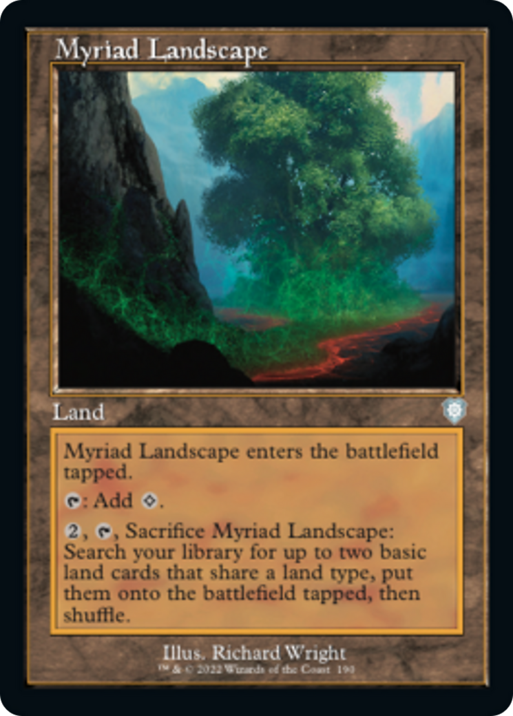 Myriad Landscape (Retro) [The Brothers' War Commander] | Card Citadel