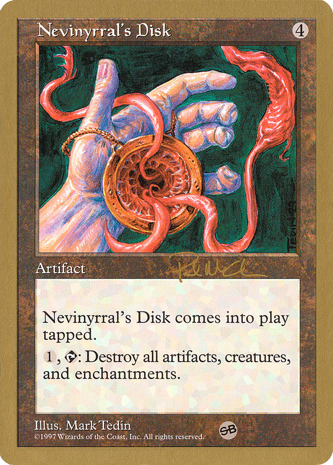 Nevinyrral's Disk (Paul McCabe) (SB) [World Championship Decks 1997] | Card Citadel