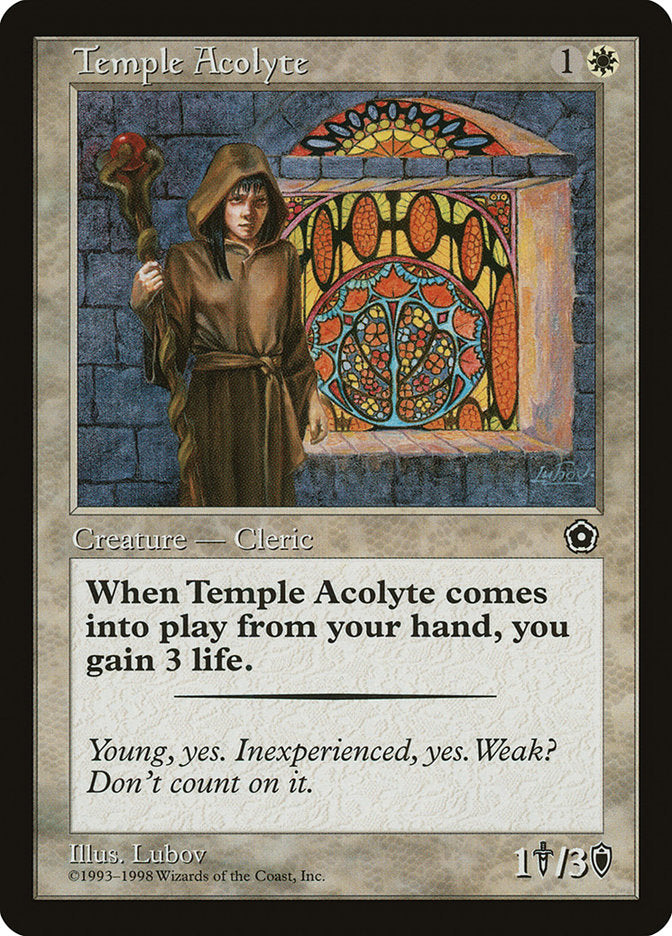Temple Acolyte [Portal Second Age] | Card Citadel