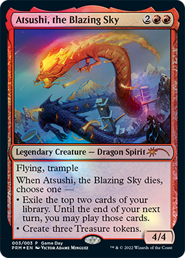 Atsushi, the Blazing Sky [Game Day 2022] | Card Citadel