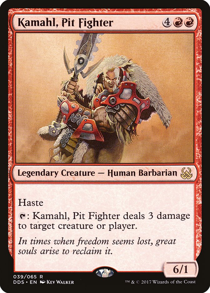Kamahl, Pit Fighter [Duel Decks: Mind vs. Might] | Card Citadel