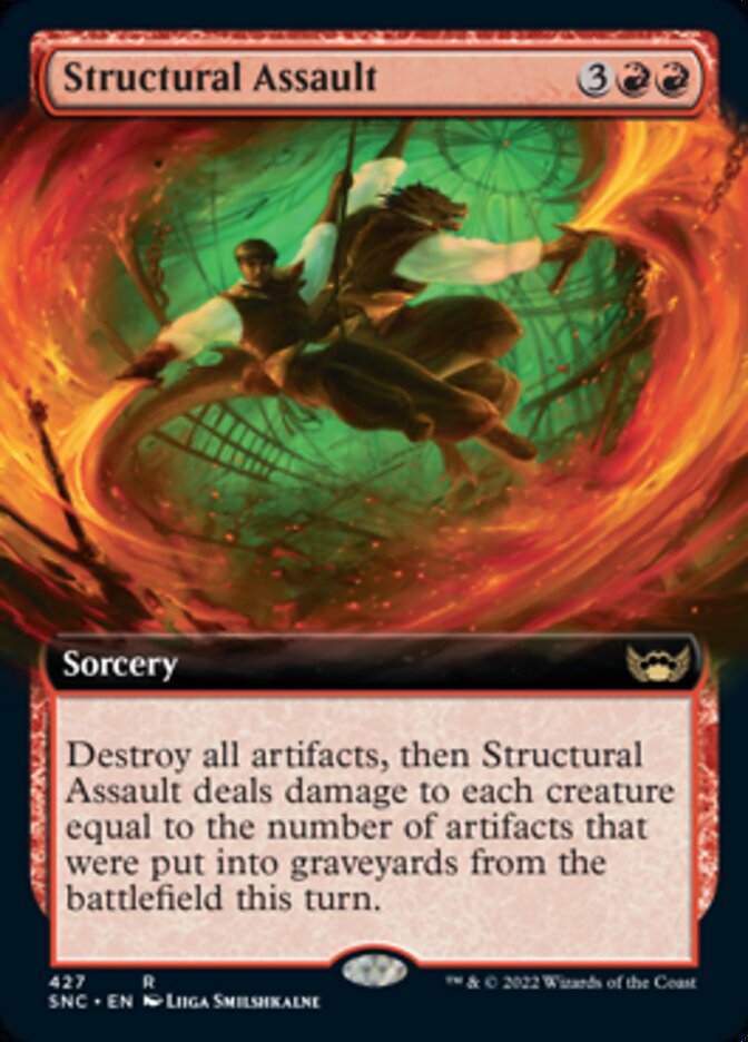 Structural Assault (Extended Art) [Streets of New Capenna] | Card Citadel