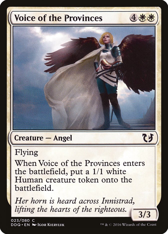 Voice of the Provinces [Duel Decks: Blessed vs. Cursed] | Card Citadel