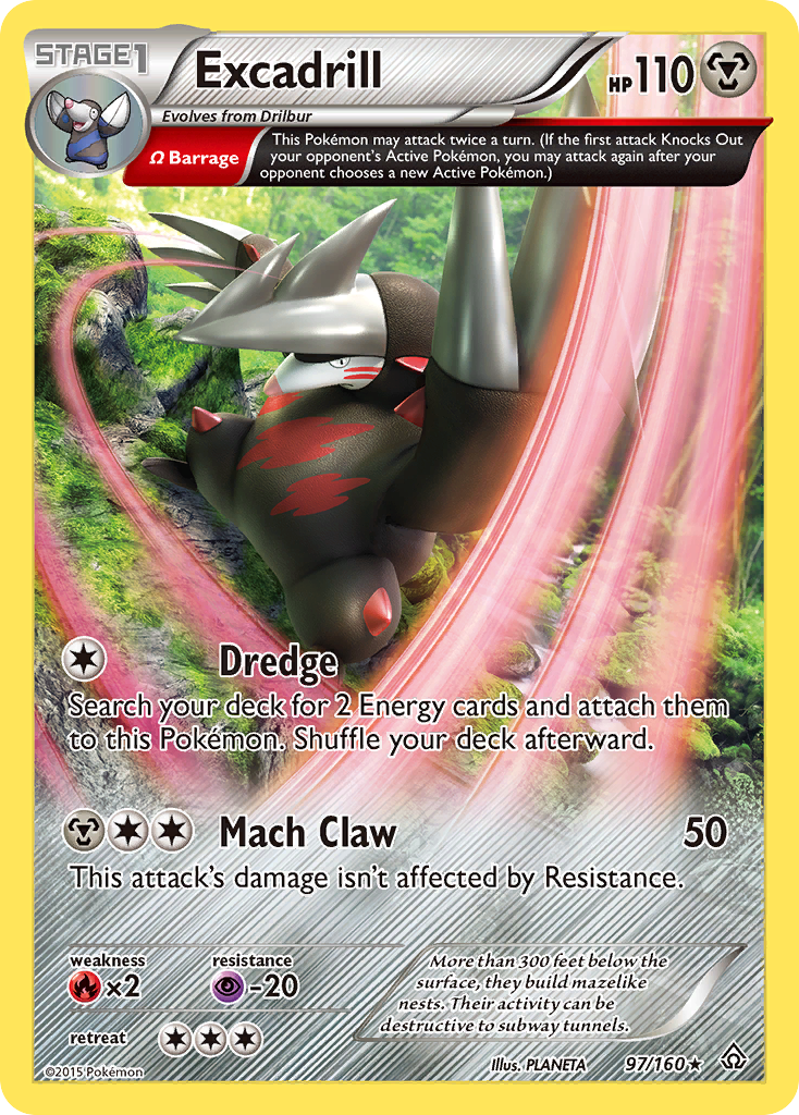 Excadrill (97/160) [XY: Primal Clash] | Card Citadel