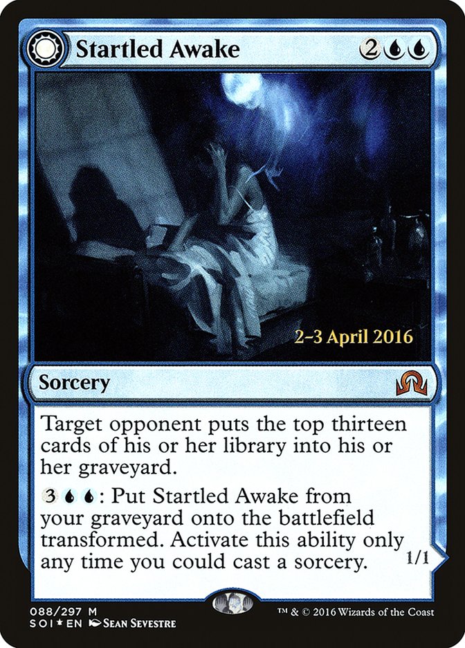 Startled Awake // Persistent Nightmare [Shadows over Innistrad Promos] | Card Citadel