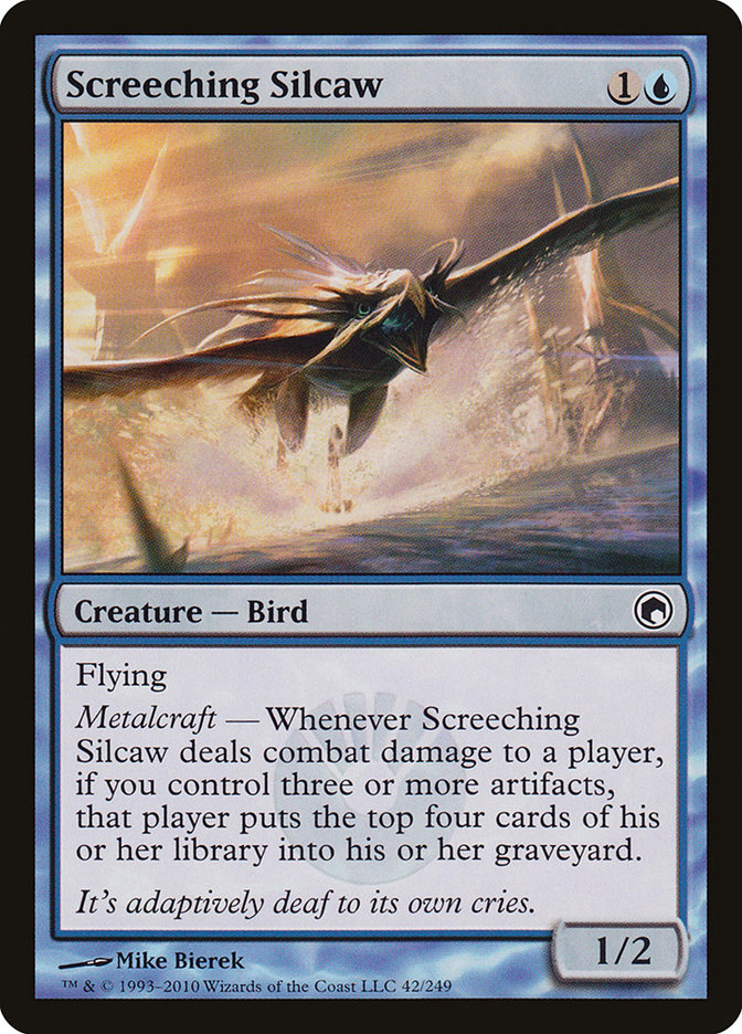 Screeching Silcaw [Scars of Mirrodin] | Card Citadel