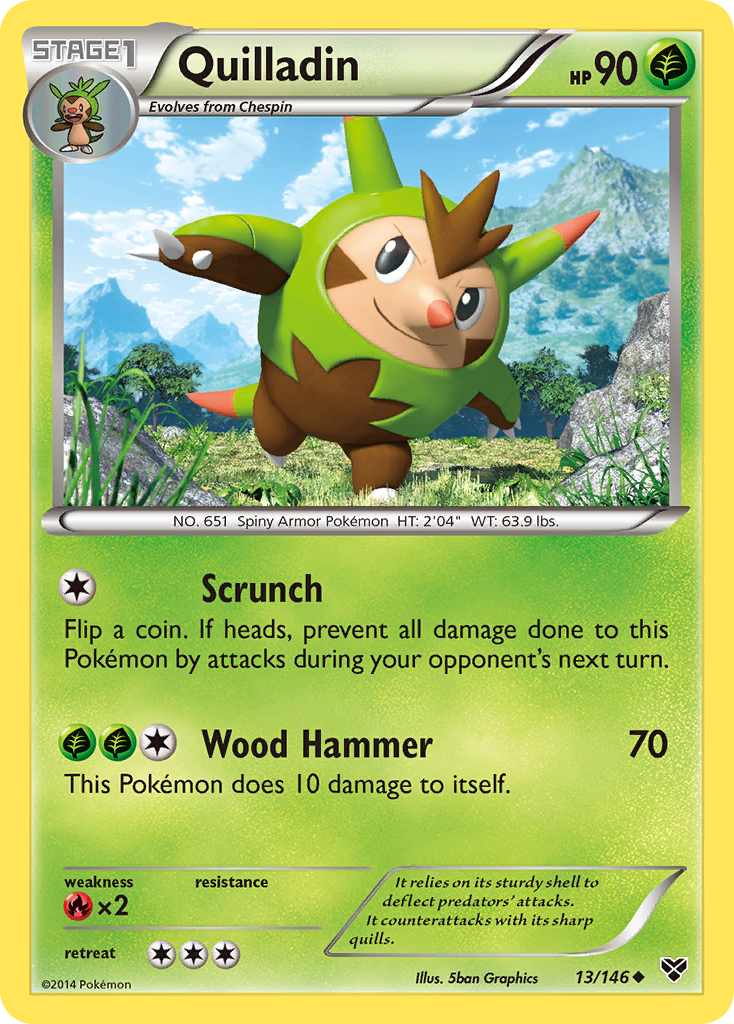 Quilladin (13/146) [XY: Base Set] | Card Citadel