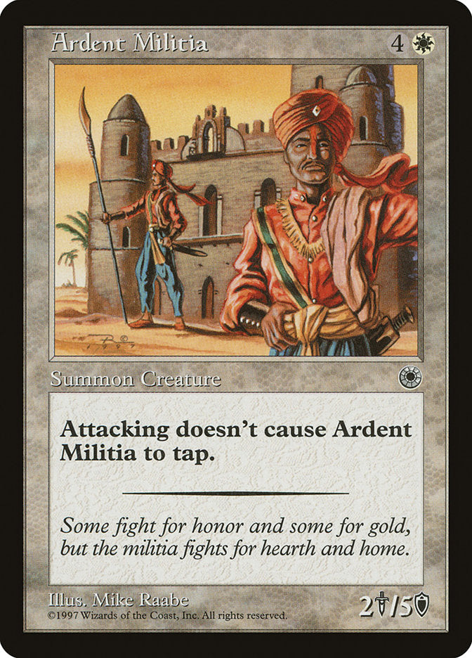Ardent Militia [Portal] | Card Citadel